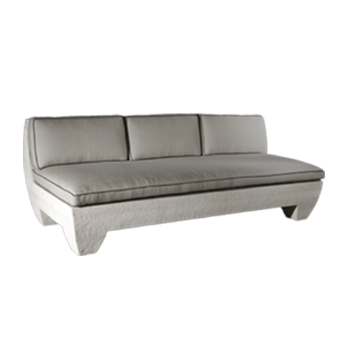 CAD Drawings Stone Yard, Inc.  Zaragoza Armless Daybed With Back